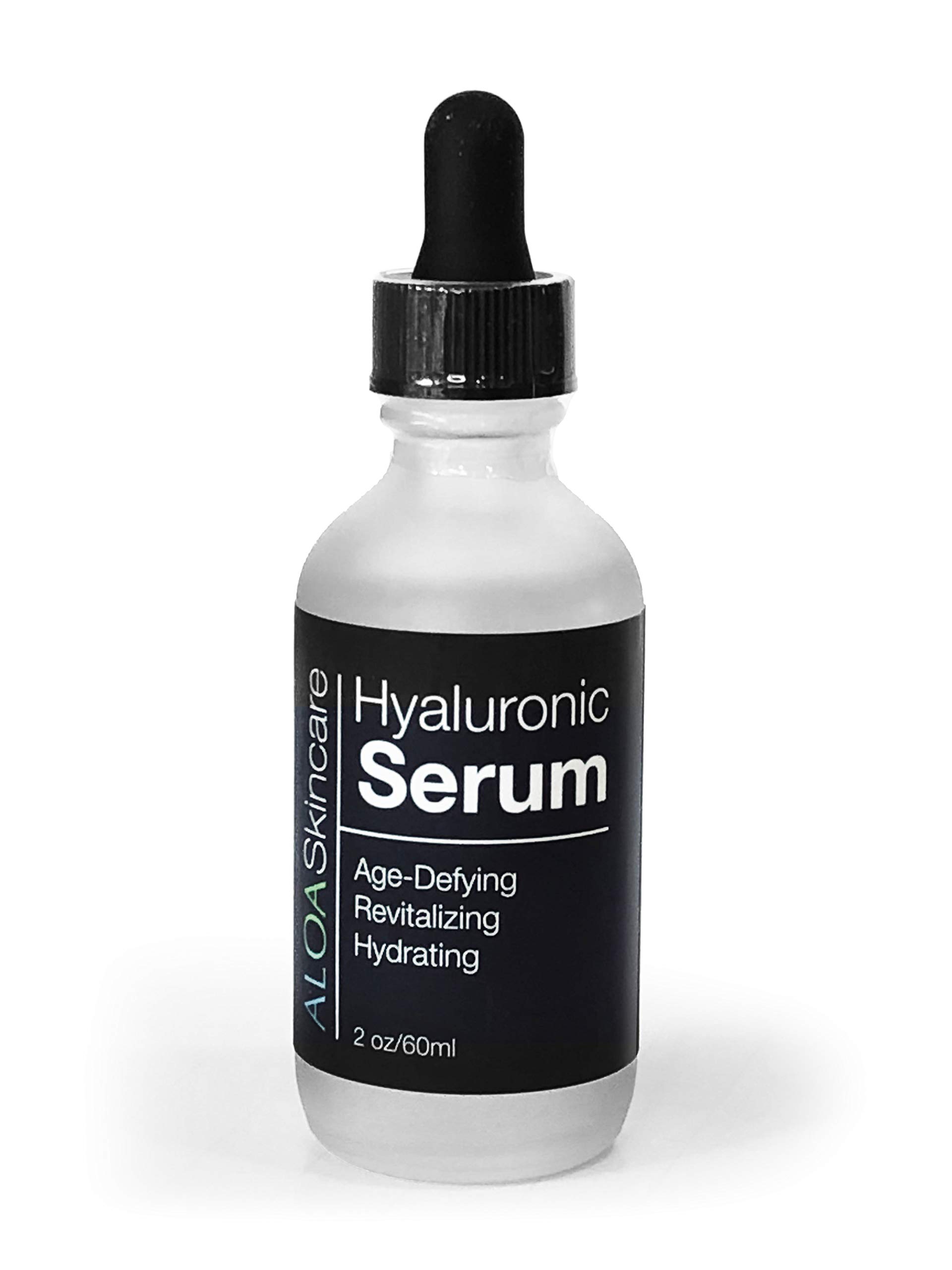 ALOA Skincare Hyaluronic Acid Serum for Face - 2oz Hydrating Facial Serum with Anti-Aging & Wrinkle Reduction | Plumps Skin, Deep Moisturizer for Fine Lines | Perfect for Daily Skincare Routine & Nighttime Hydration Boost