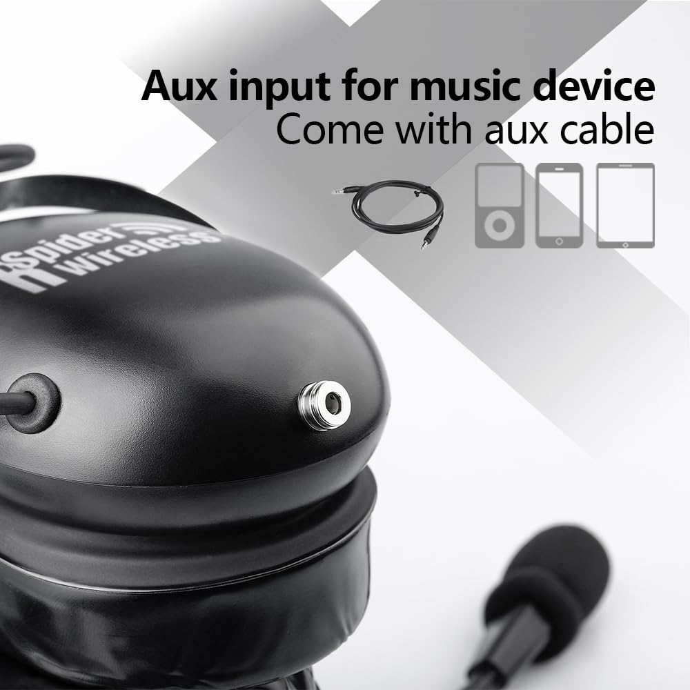Professional Aviation Headset for Pilots - Noise Cancelling Headphones with 24dB Reduction, Comfort Ear Seals, MP3 Support & Carrying Case - Perfect for Flight Training, Commercial Flying and Cockpit Communication