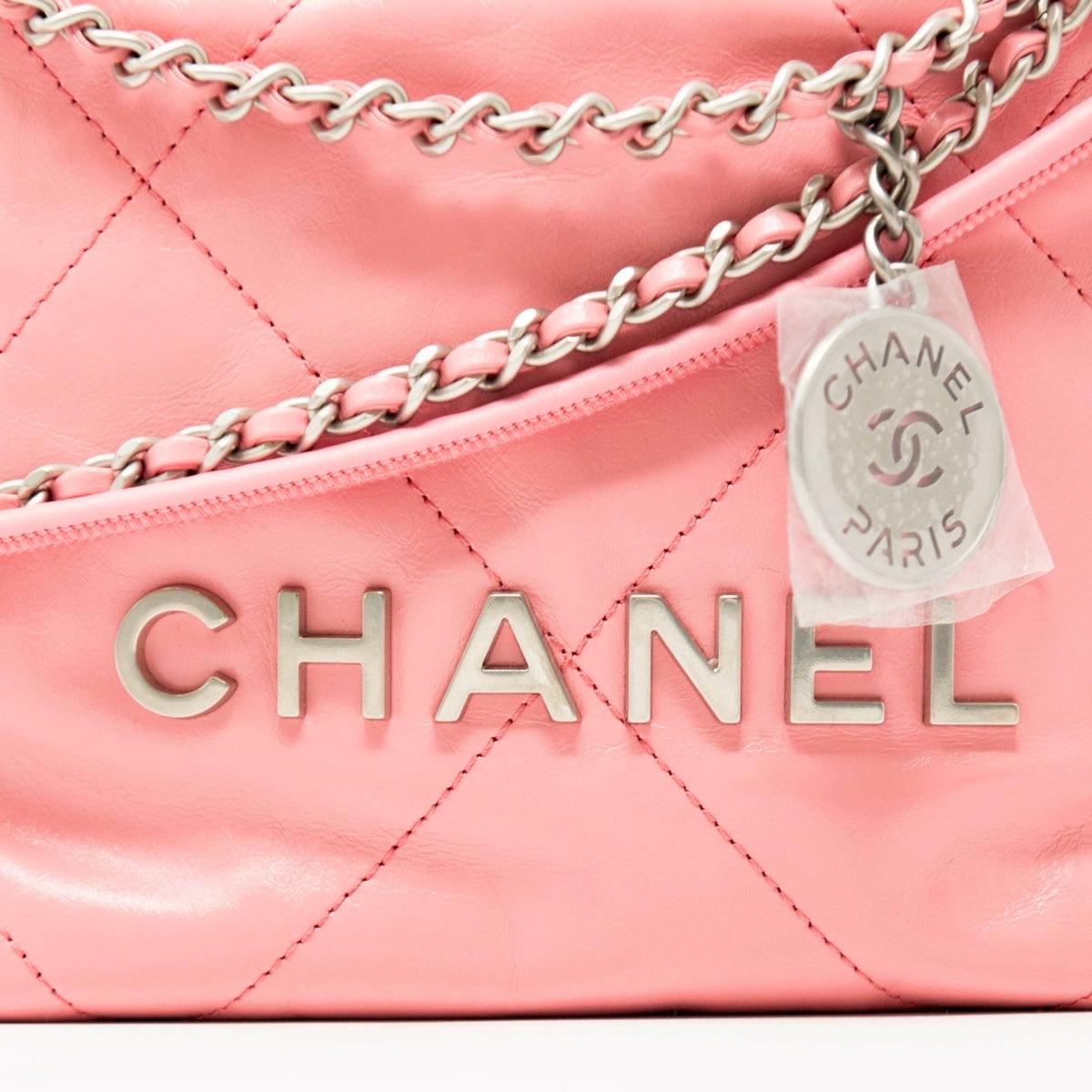 Chanel Pink Mini 22 Hobo Bag - Luxury Designer Shoulder Bag for Women | Perfect for Date Night, Parties & Everyday Use