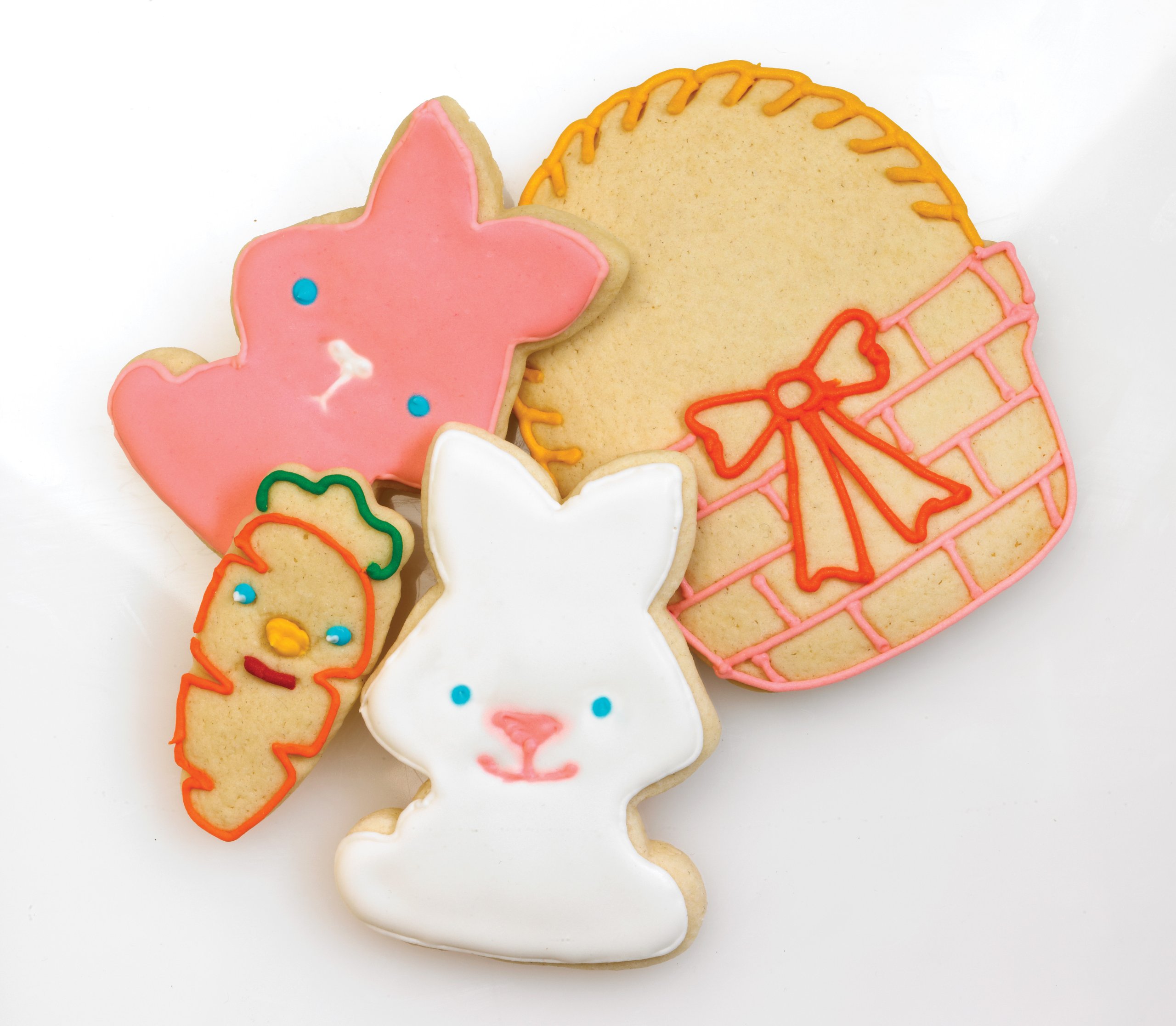 Cuisipro 3-Piece Nested Easter Cookie Cutter Set - Stainless Steel Bunny, Egg & Flower Shapes for Holiday Baking - Perfect for Easter Cookies, Cupcake Decorations & DIY Crafts