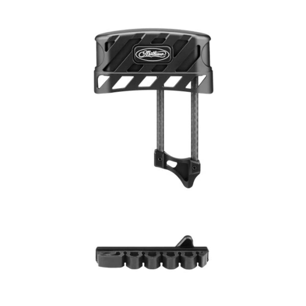 Mathews Lowpro Fixed Quiver for Right Hand - Granite Color | Lightweight Bow Hunting Accessory for Archery & Target Practice