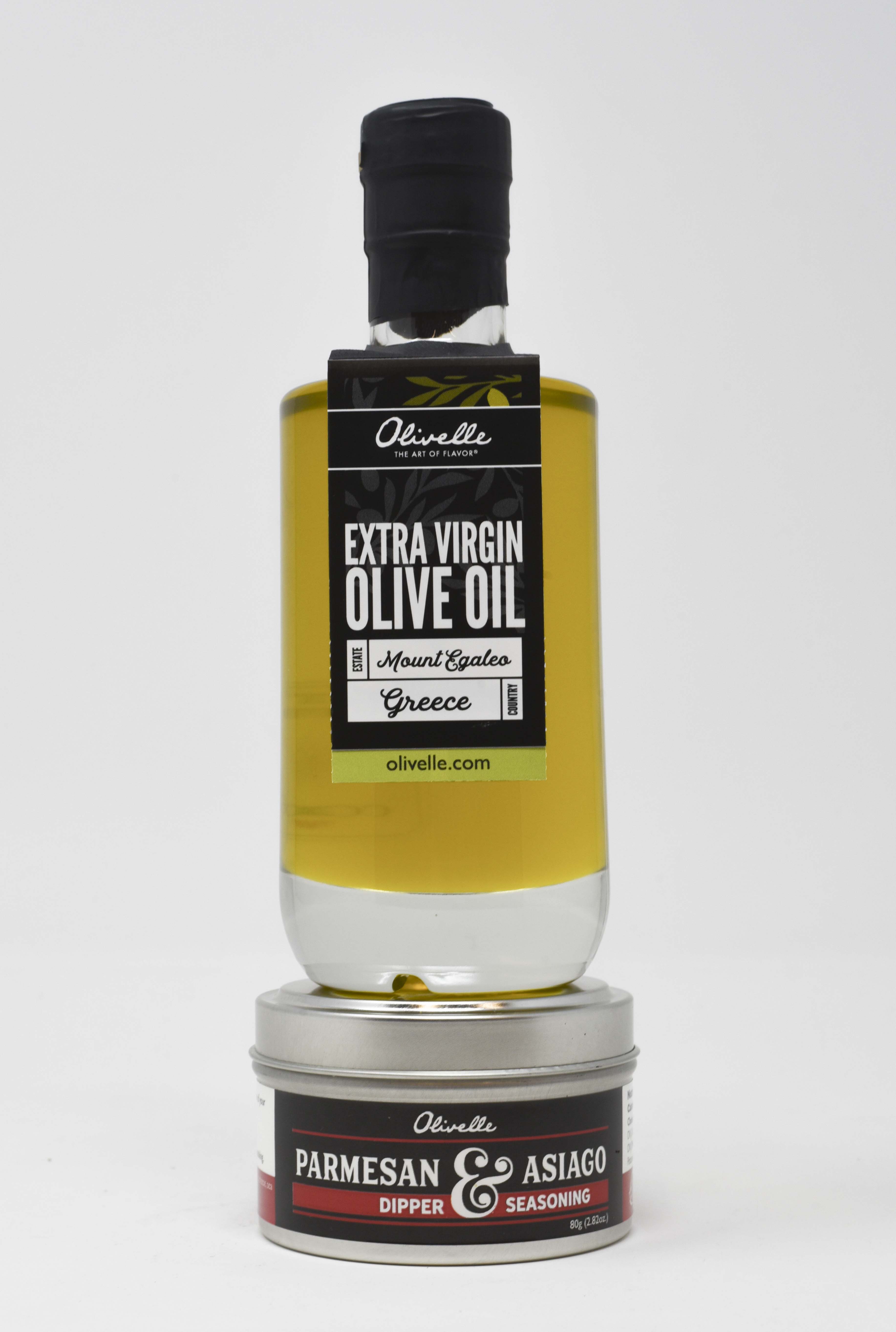 Olivelle Parmesan Cheese Dipping Set - Gourmet Olive Oil & Balsamic Vinegar Gift Set for Bread, Salad & Appetizers - Perfect for Dinner Parties & Entertaining