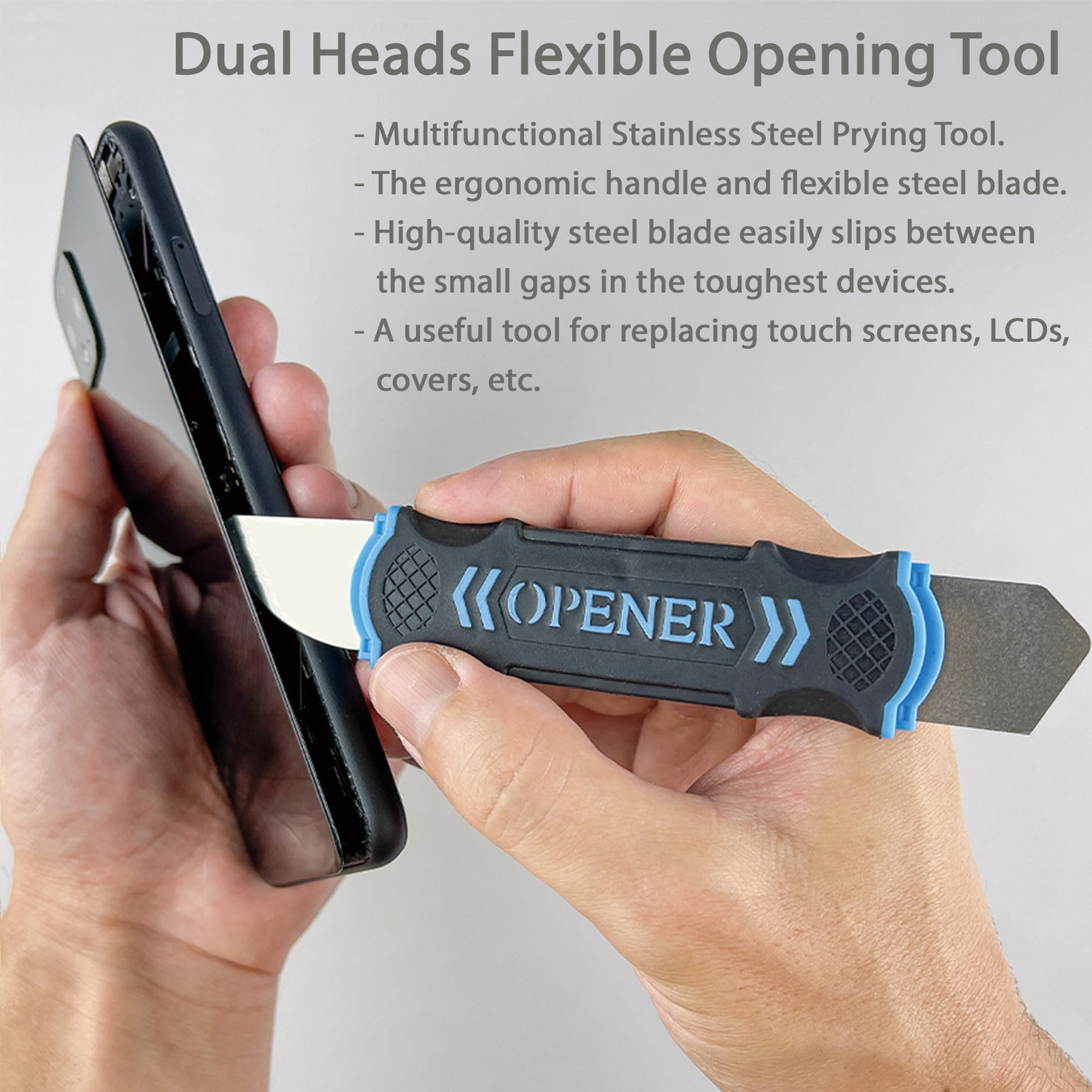 Professional Metal Spudger Tool Kit - Precision Repair Tools for iPhone, MacBook, iPad, Samsung, PS5, Xbox & Electronics Disassembly - Perfect for DIY Phone Screen Replacement & Gadget Fixing
