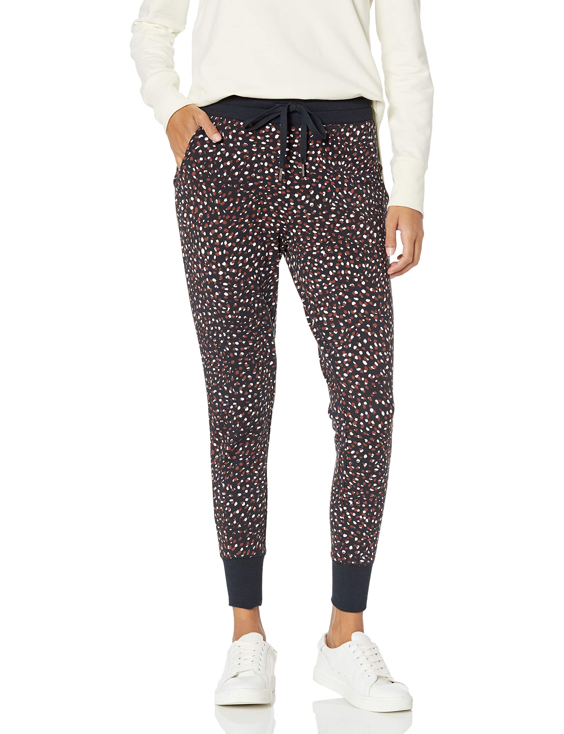 Daily Ritual Women's Soft Terry Cotton & Modal Blend Drawstring Jogger Pants - Comfortable Lounge & Workout Pants for Yoga, Running & Casual Wear