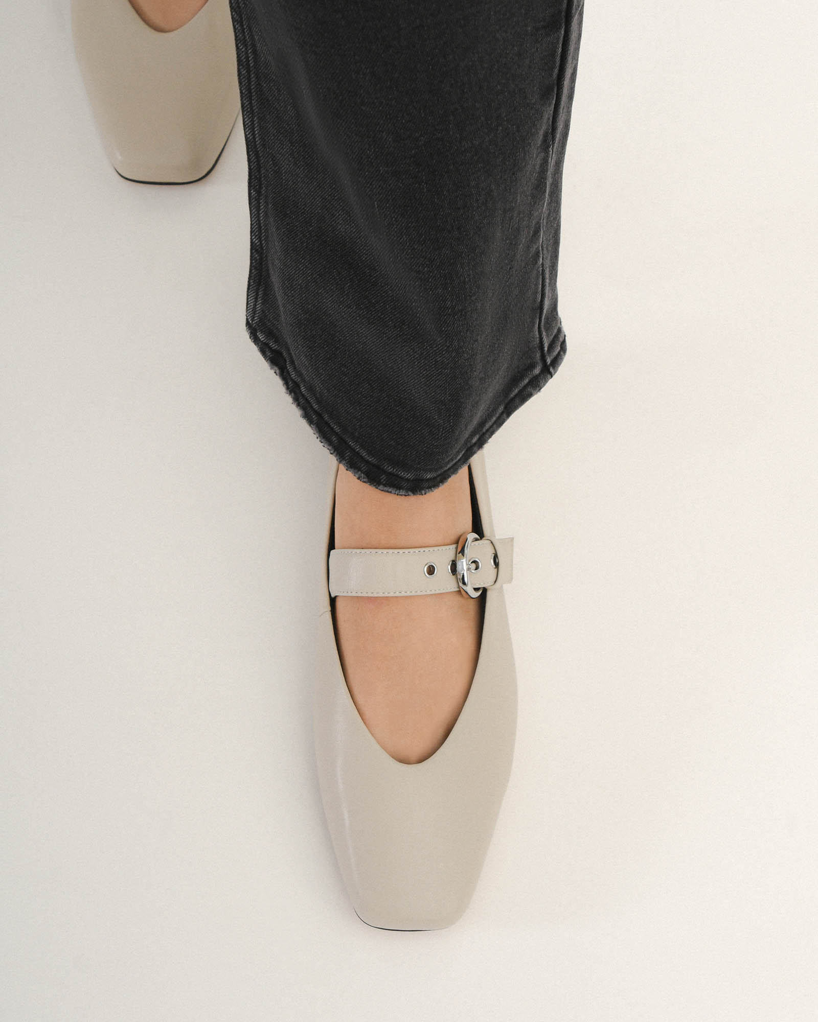 Annabelle Casual Flats for Women - Bone Leather Comfortable Slip-On Shoes | Perfect for Work, Walking & Everyday Wear