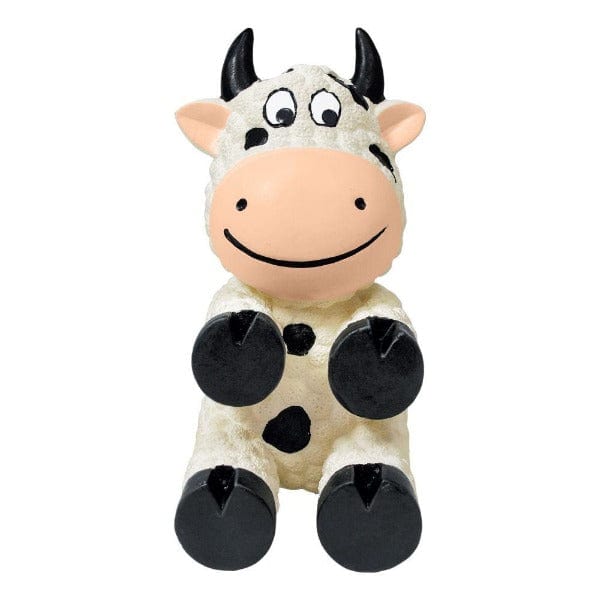 Durable KONG Wiggi Cow Dog Chew Toy for Small & Medium Dogs - Interactive Play & Teeth Cleaning for Puppies & Adult Dogs - Perfect for Fetch, Tug-of-War & Training Sessions