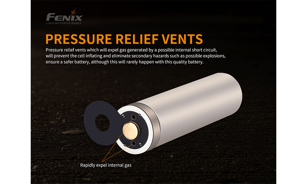 Fenix 21700 Rechargeable Battery 5000mAh High Capacity - Perfect for Flashlights, Headlamps & Outdoor Gear