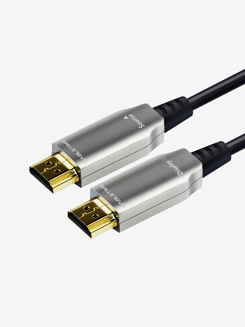 Premium Active Fiber Optic HDMI 2.0 Cable (AOC) - 4K Ultra HD @ 60Hz, HDR, 18Gbps - Perfect for Home Theater, Gaming & Professional AV Setups