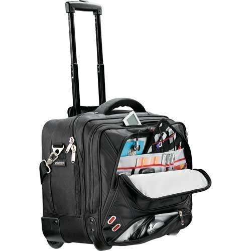 Checkpoint-Friendly 17-Inch Wheeled Laptop Case for MacBook Pro & Large Laptops - TSA Approved Carry-On Computer Bag for Business Travel & Commuting