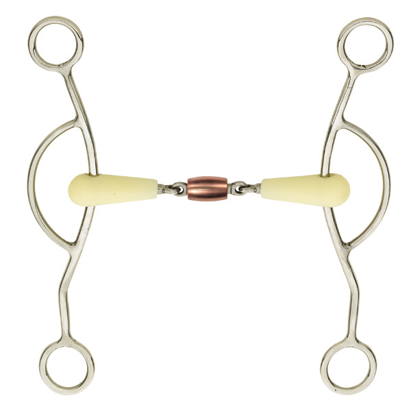 Happy Mouth Copper Roller Gag - BDSM Restraint for Adults - Perfect for Role Play, Bondage, and Sensory Play Scenes