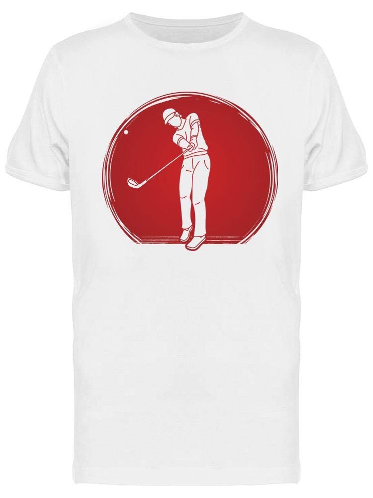 Men's Red Sun Golf Polo Shirt - Breathable & Moisture-Wicking Performance Tee for Golfers | Perfect for Golf Tournaments & Casual Wear
