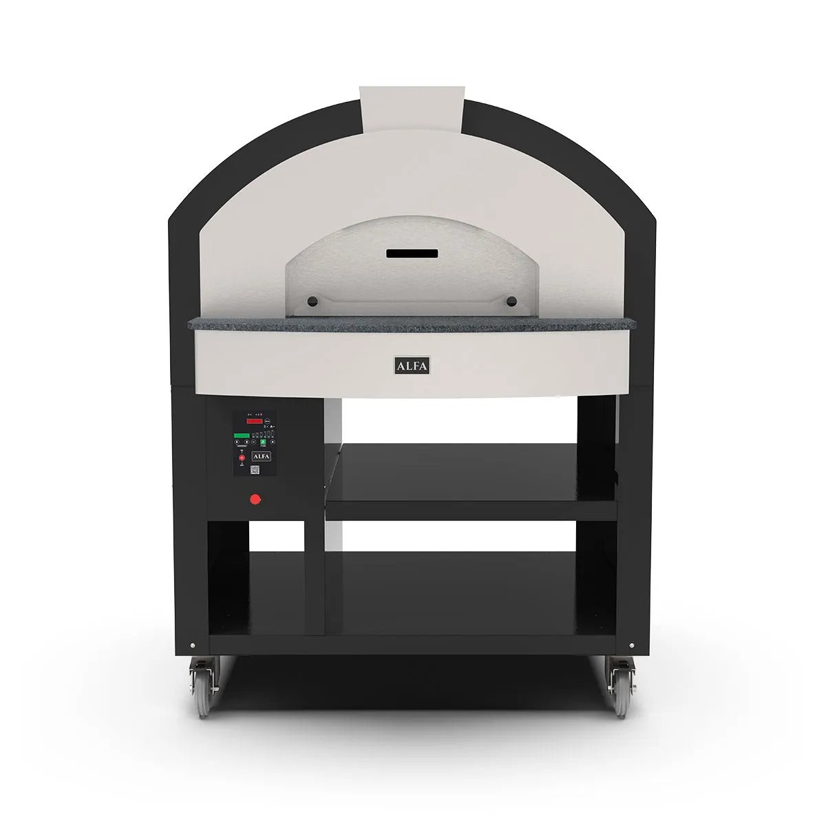 Alfa Professional QUICK 6 Pizze Gas Pizza Oven With Base Q6P - Outdoor Portable Gas Pizza Maker for Backyard, Camping & Parties - Perfect for Neapolitan Style Pizzas