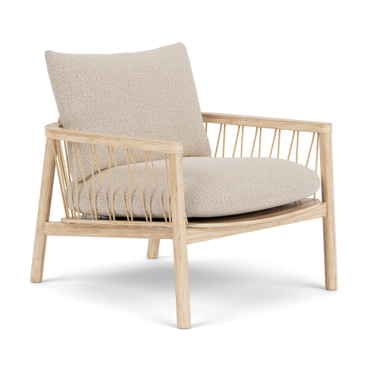 Enzo Boucle Armchair - Modern Velvet Upholstered Accent Chair for Living Room, Bedroom & Office - Stylish Comfortable Seating for Home Decor