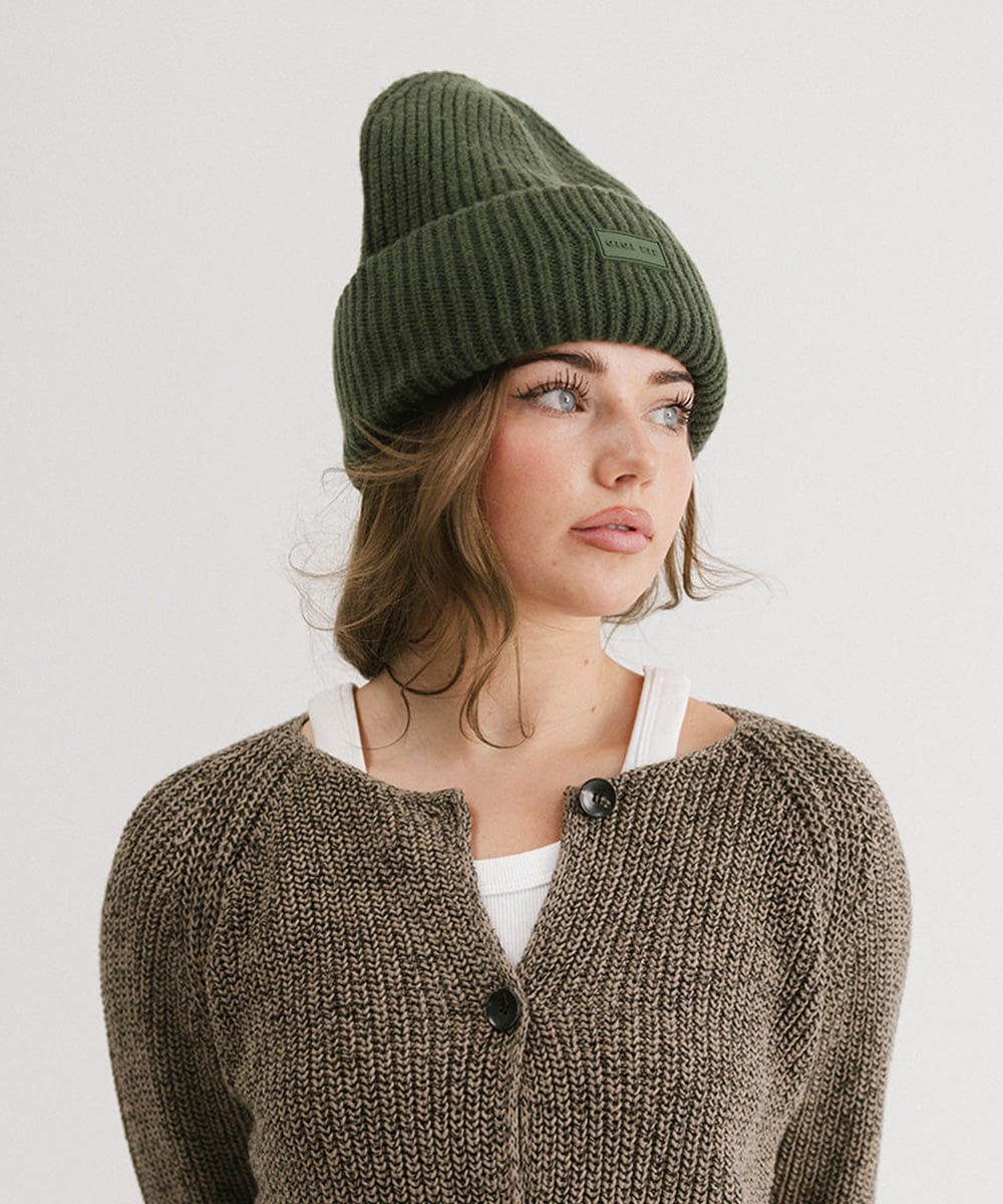 Gigi Merino Wool Beanie Hat for Women - Soft & Warm Winter Knit Cap - Perfect for Skiing, Hiking & Outdoor Activities