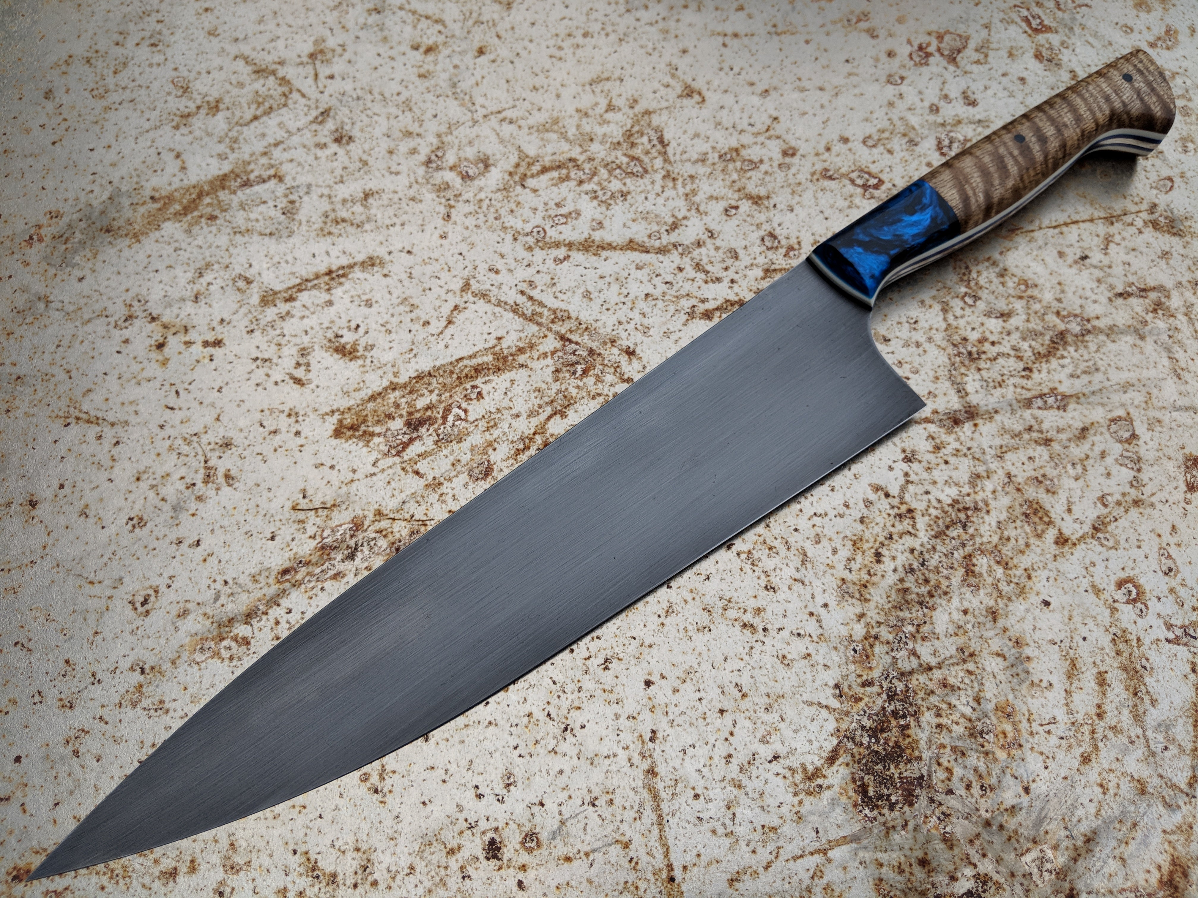 NORA Knives 10 Inch Chef Knife - Professional Kitchen Knife for Cooking, Slicing & Dicing - High Carbon Stainless Steel Blade with Ergonomic Handle - Perfect for Home Chefs & Professional Kitchens