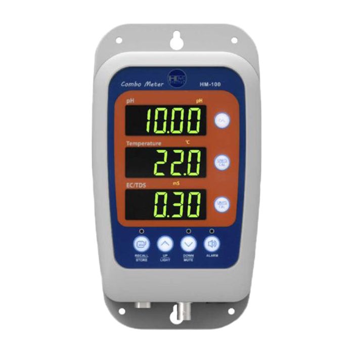 HM Digital Hydromaster HM100 Professional Water Quality Tester - Continuous Monitoring for pH, TDS, EC & Temperature | Perfect for Hydroponics, Aquariums & Drinking Water Analysis