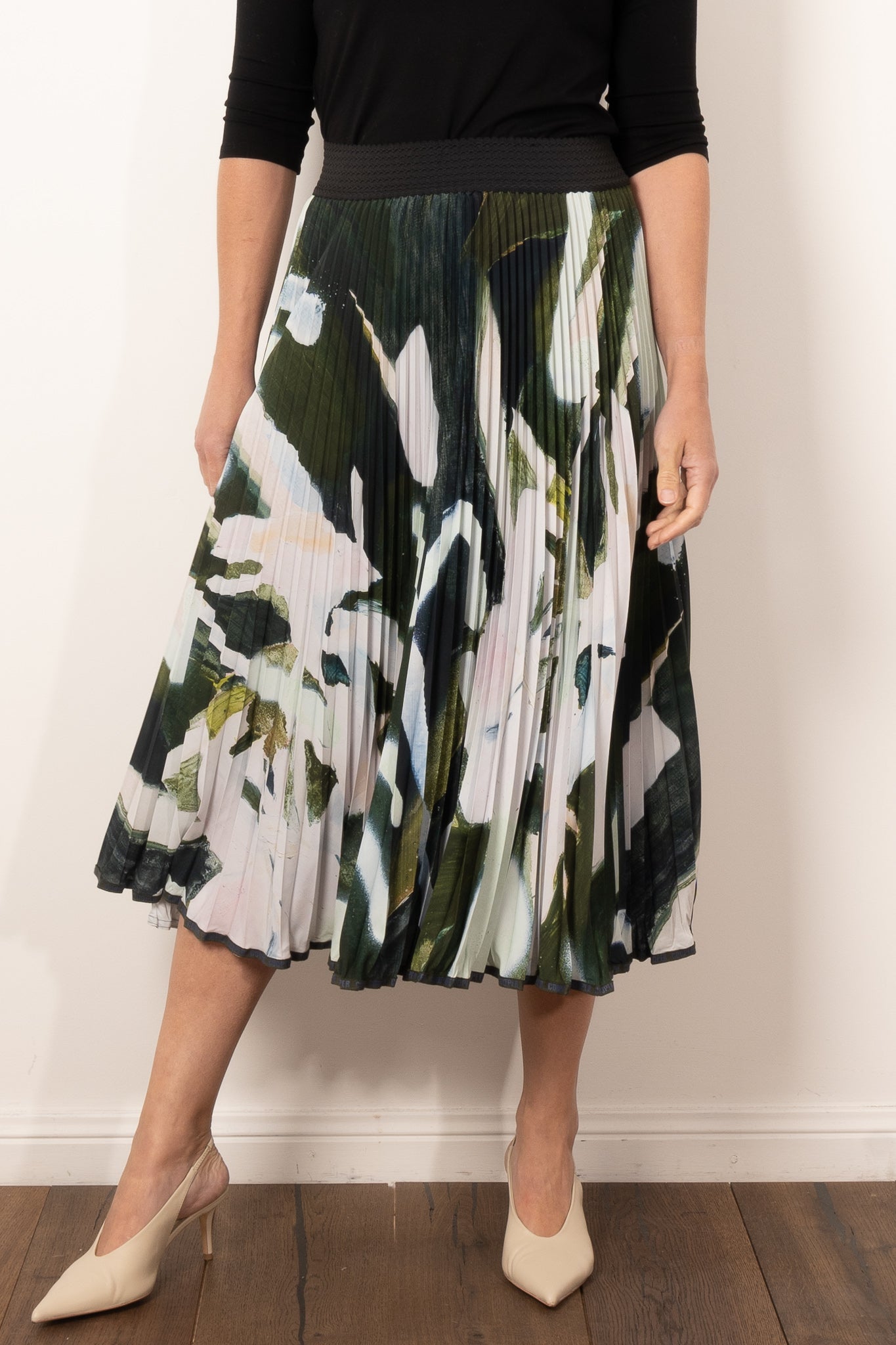 Trelise Cooper Pleat Dreams Skirt - Women's Fashion Pleated Midi Skirt for Office, Party & Special Occasions