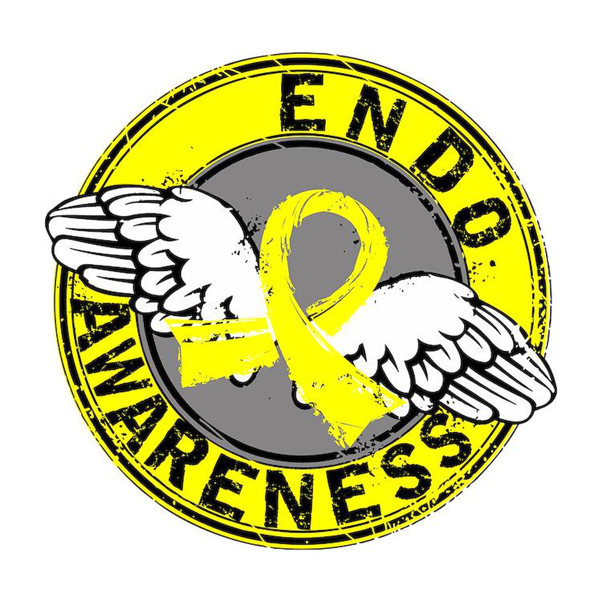 3x3 Inch Endometriosis Awareness Square Car Magnet - Strong Magnetic Bumper Display for Cars, Trucks & Vehicles - Show Support for Women's Health Causes