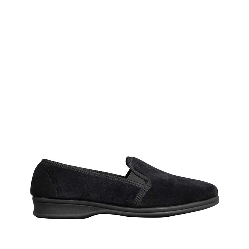 Mirak Shepton Slip-On Slippers for Men - Classic Comfort House Shoes - US Size 8.5 Navy Blue - Perfect for Indoor Lounging, Relaxation & Cozy Home Wear