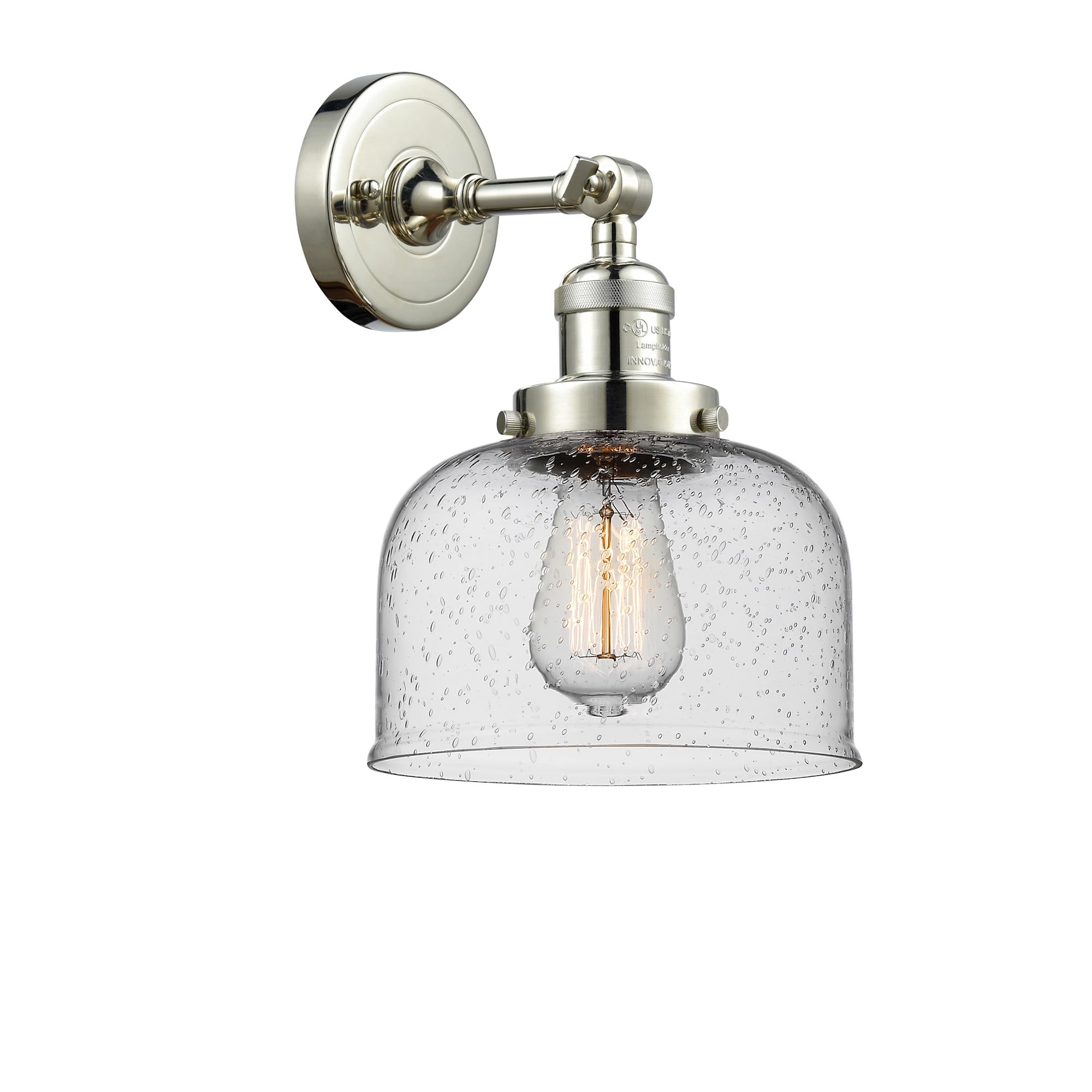Innovations 201F-OB-G78 1-Light Semi-Flush Mount Ceiling Light Fixture in Oil Rubbed Bronze - Perfect for Bedroom, Hallway, and Entryway Lighting