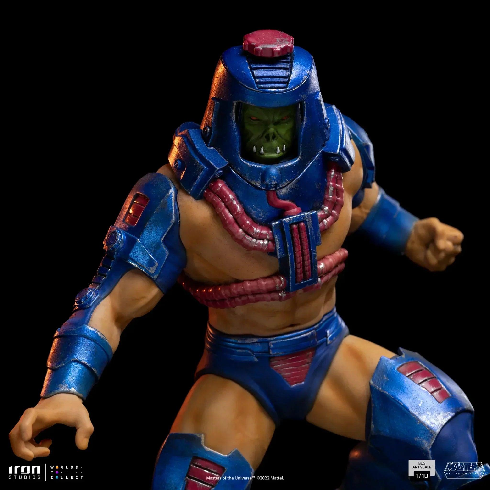 Iron Studios Masters of the Universe Man E Faces BDS Art Scale 1/10 Statue - Collectible Action Figure for Display & Home Decor
