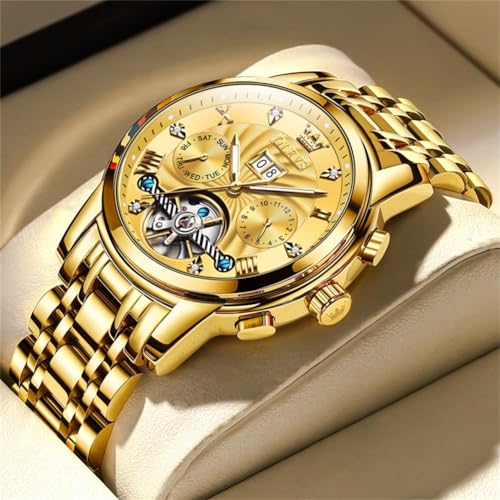 9910 gold strap & gold dial