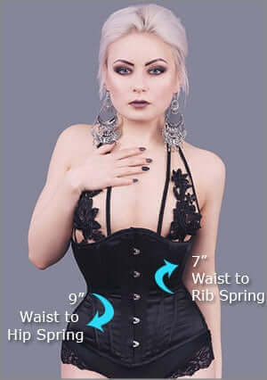 Nude Steel Boned Corset for Women - Waist Training Corset with Adjustable Lacing & Comfortable Fit | Perfect for Costumes, Burlesque, and Shapewear