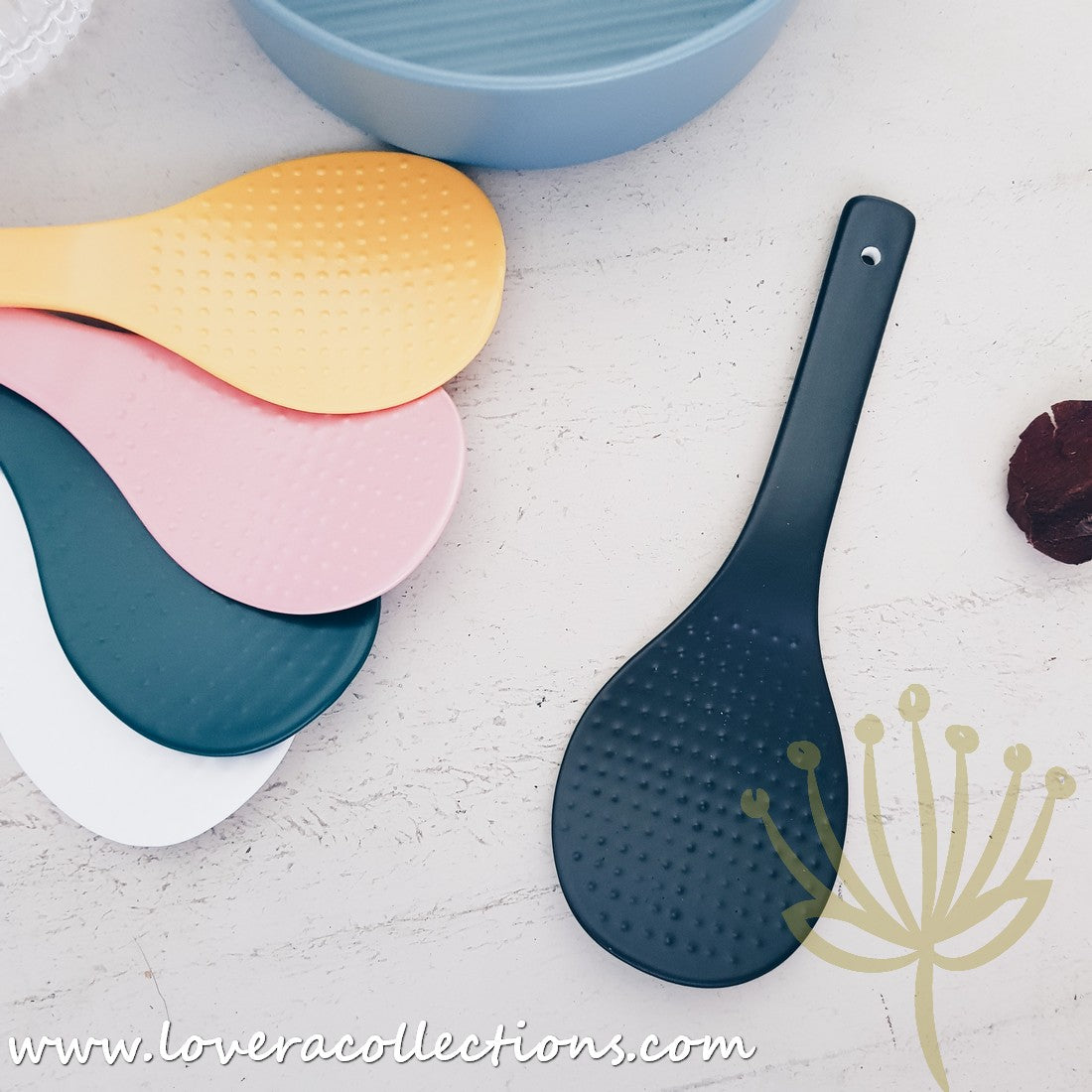 Premium Kalours Rice Scoops, Soup Spoons & Soup Ladles Set - 3-Piece Stainless Steel Kitchen Utensils for Serving, Cooking & Meal Prep - Perfect for Restaurants, Catering & Home Dining