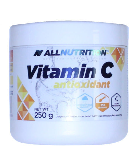 Allnutrition Vitamin C Antioxidant Powder 250g - Immune Support & Skin Health Booster for Daily Wellness