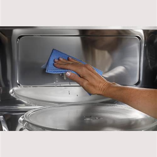 1.7 Cu. Ft. Stainless Steel Convection Over-the-Range Microwave Oven with Even Cooking - Perfect for Kitchens, Apartments & Small Spaces