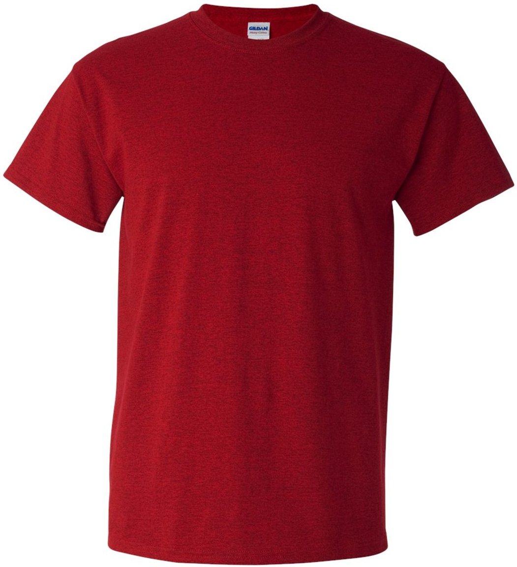 Missy Fit Heavy Cotton T-Shirt for Women - Antique Cherry Red, X-Large - Soft & Comfortable Casual Wear for Everyday Outfits