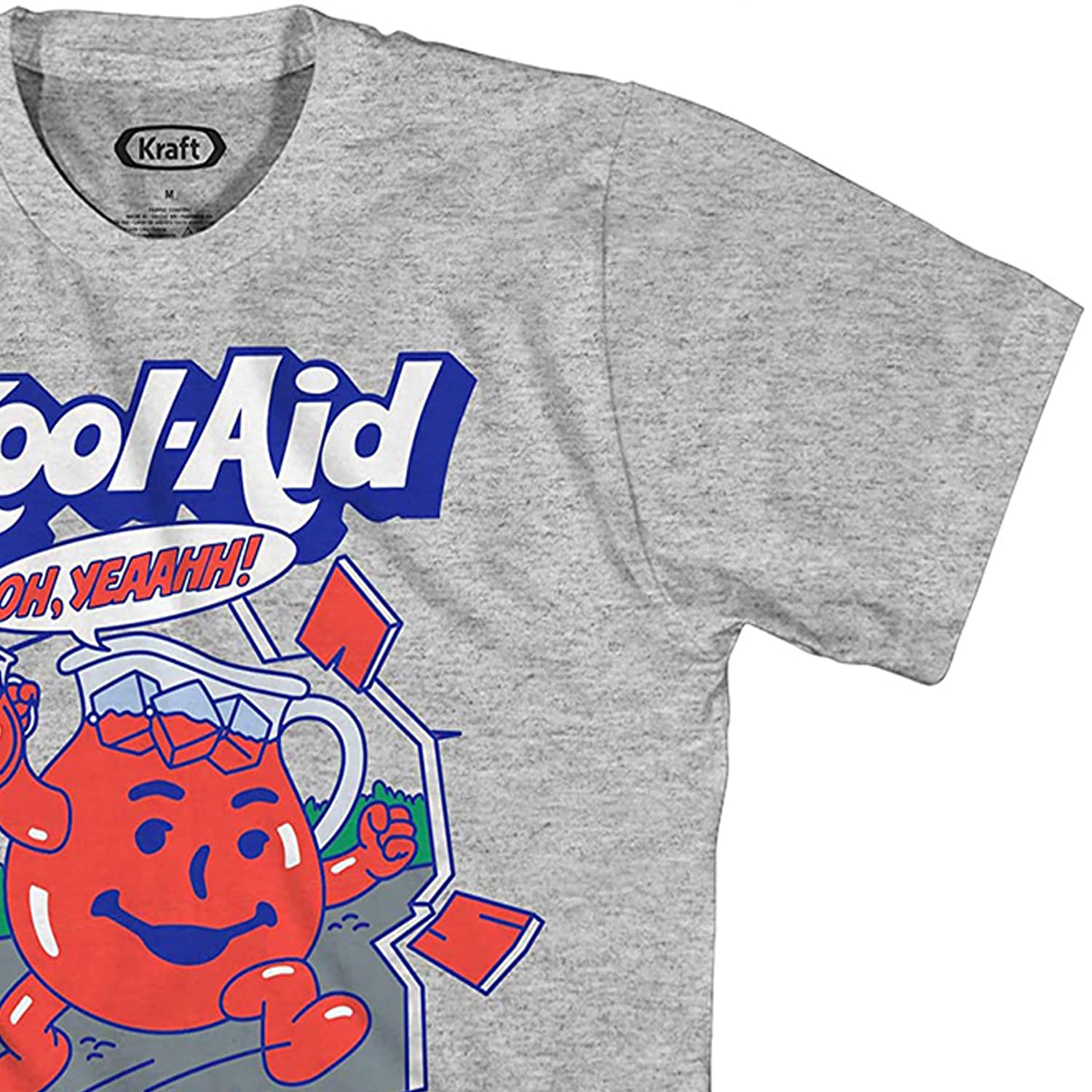 Kool-Aid Men's 'Oh Yeah' Graphic T-Shirt - Fun Drink Mix Inspired Casual Tee for Parties, Gaming & Pop Culture Fans