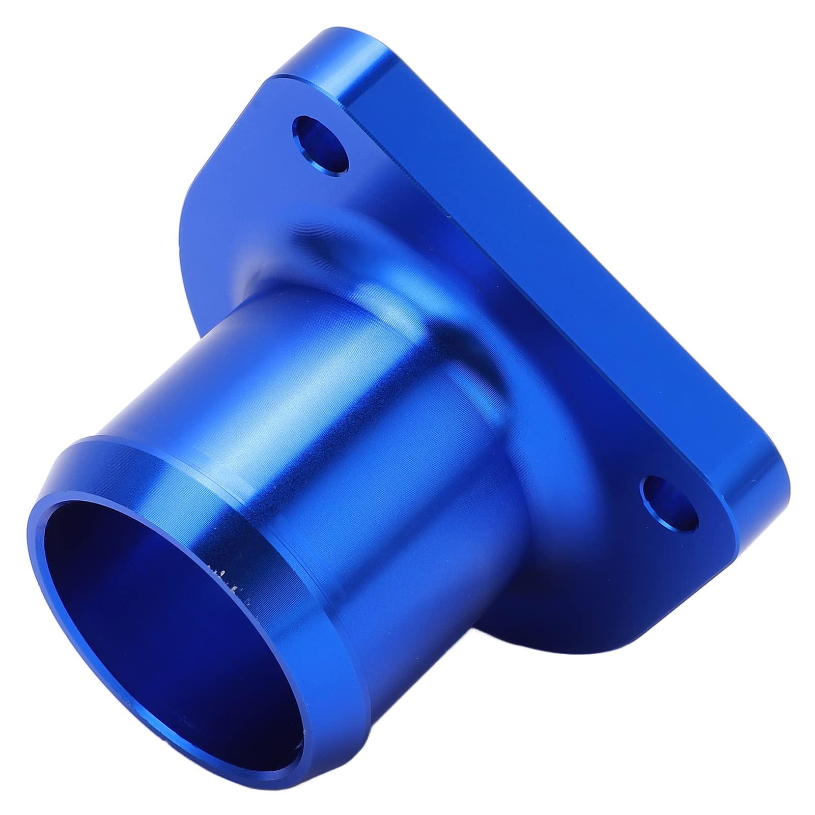 6061 T6 Aluminum Alloy Car Thermostat Housing - High Performance Blue Water Neck for Automotive Cooling System | Perfect for Engine Repair & Maintenance