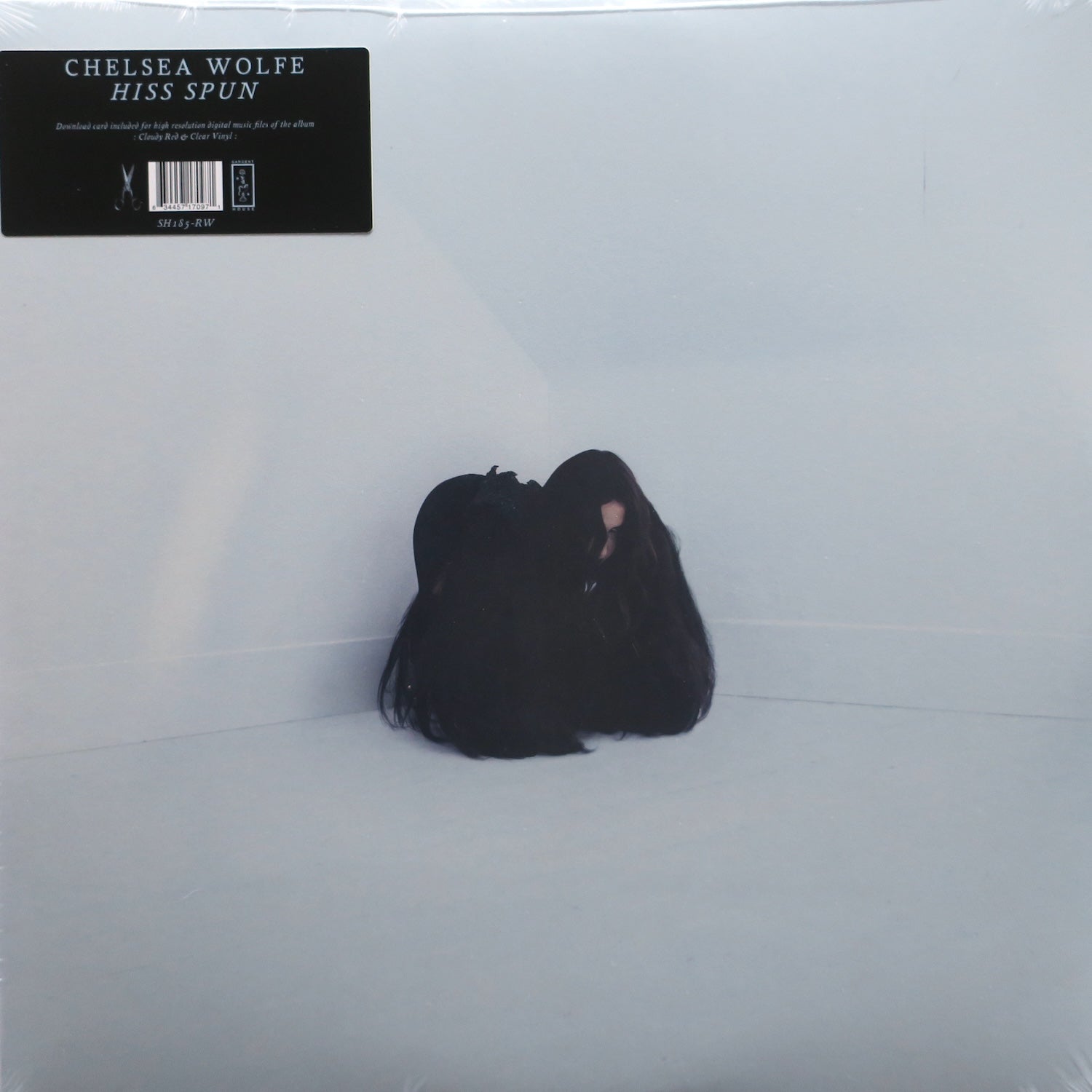 CHELSEA WOLFE 'Hiss Spun' CLOUDY RED/CLEAR Vinyl 2LP Record - Limited Edition Alternative Rock Music for Collectors & Audiophiles, Perfect for Home Listening & Vinyl Enthusiasts