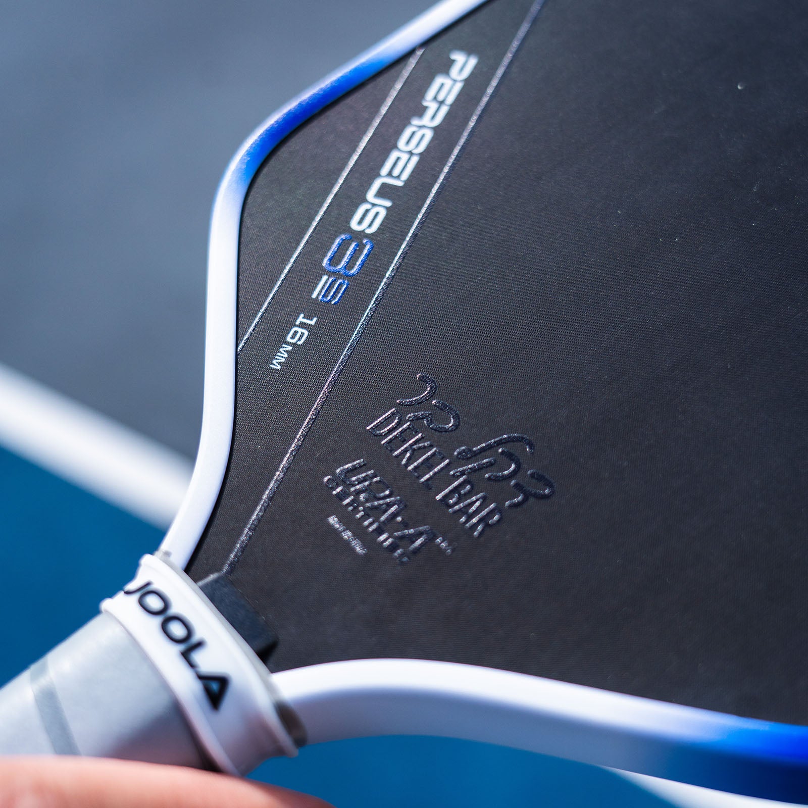 **JOOLA Dekel Bar Perseus 3S 16mm Pickleball Paddle - Premium Carbon Fiber Surface for Power & Control - Perfect for Tournaments & Recreational Play**