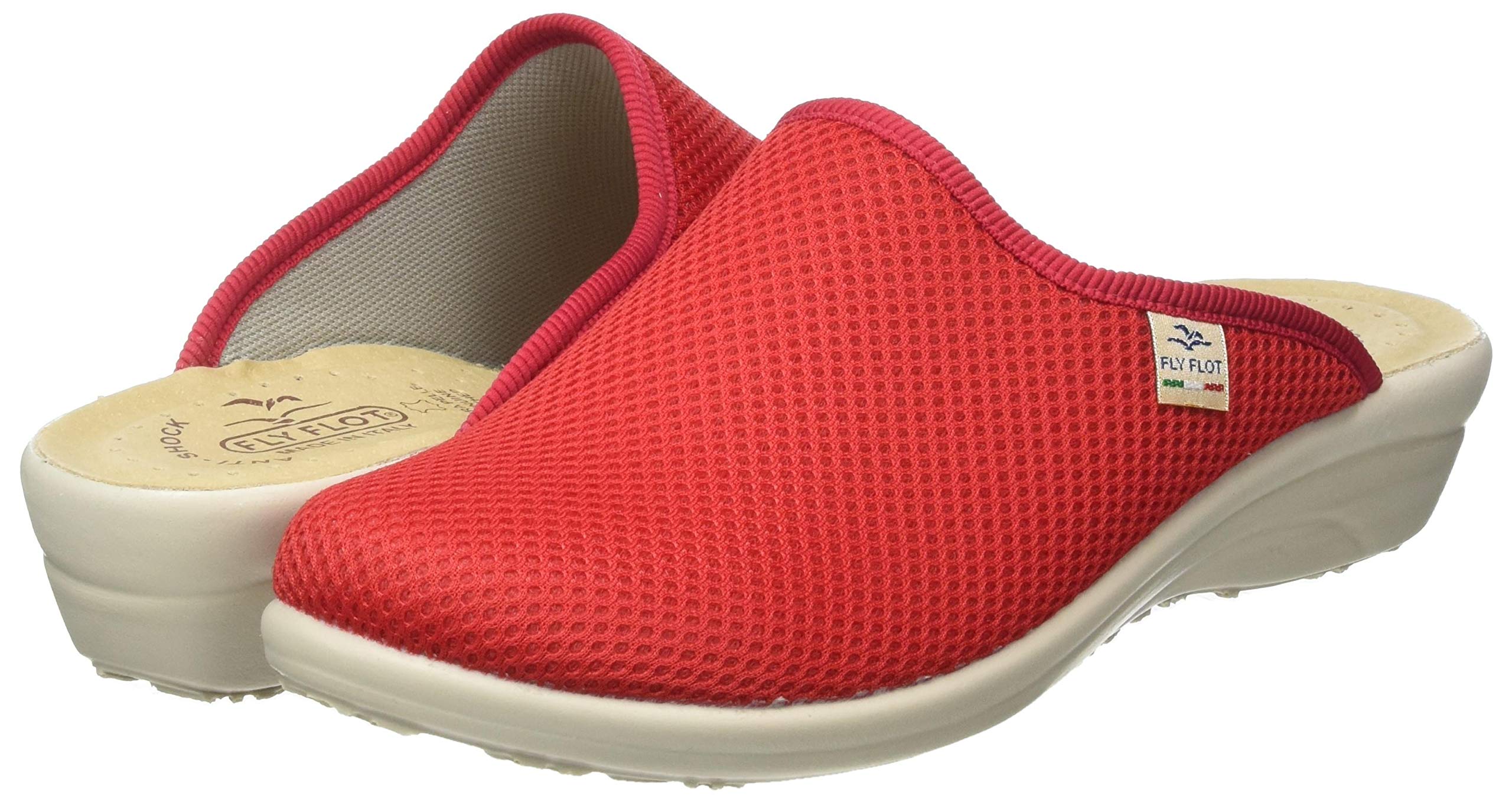 Fly Flot Women's Open-Back Slippers - Comfortable House Shoes for Women, Soft Indoor/Outdoor Slides with Arch Support - Perfect for Home, Spa, Beach & Lounging