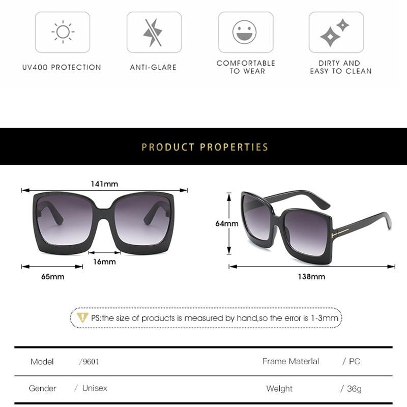 Higodoy Mode Oversized Sunglasses for Women - UV Protection Fashion Shades - Perfect for Beach, Driving & Outdoor Activities