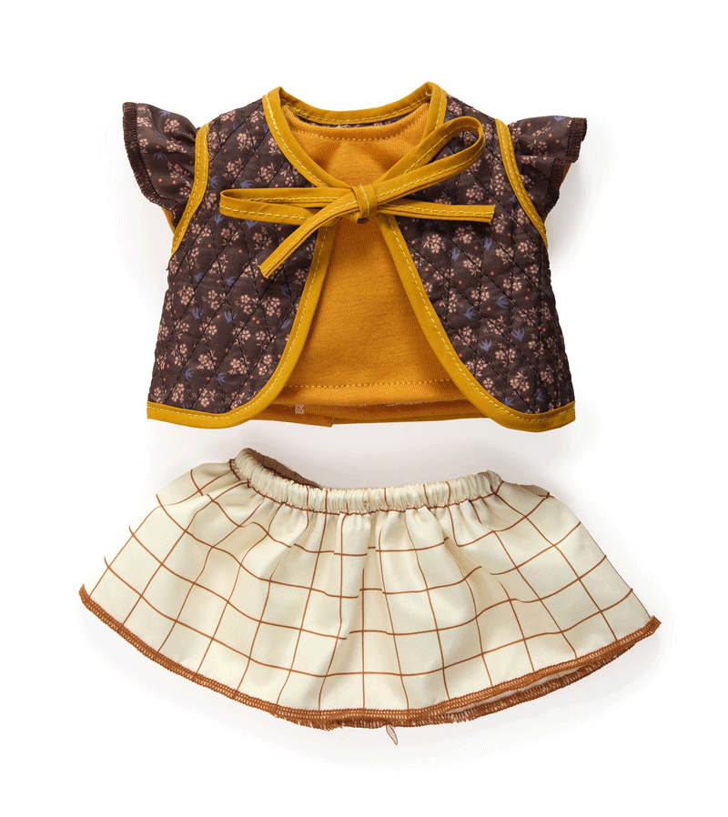 Pomea Capucine Tall Doll Clothes by Djeco - High-Quality Fashion Outfits for 18 Inch Dolls | Perfect for Dress-Up, Playtime & Collecting