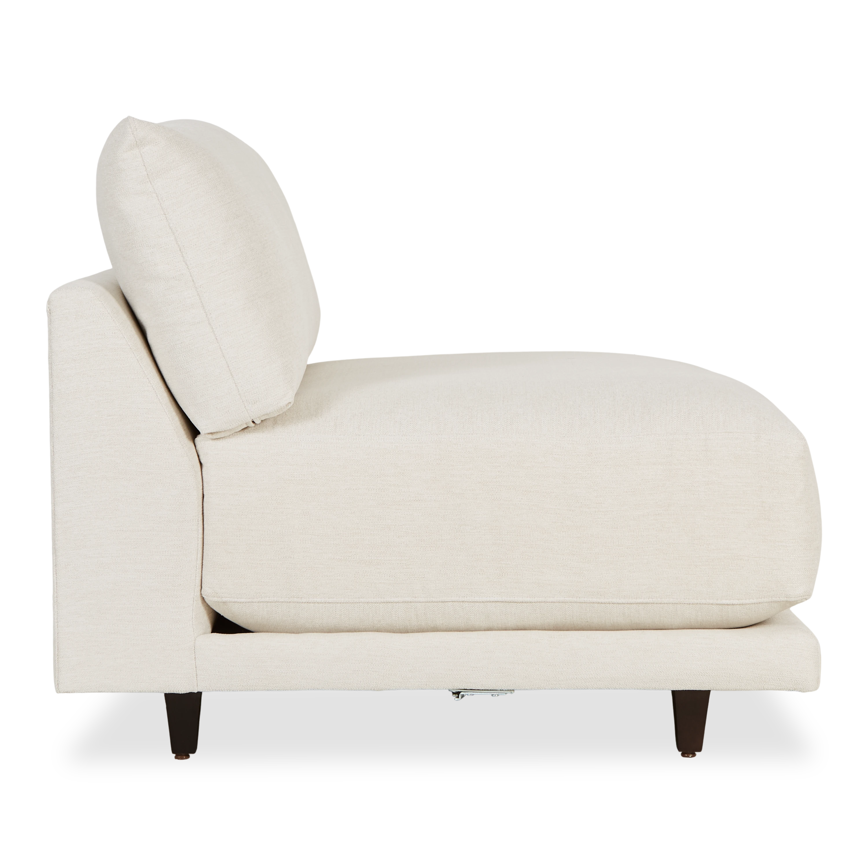 Saint Modular Sectional Sofa - Modern L-Shaped Couch with Reversible Chaise for Living Room, Family Room & Home Theater - Soft Fabric Upholstery & Sturdy Wood Frame