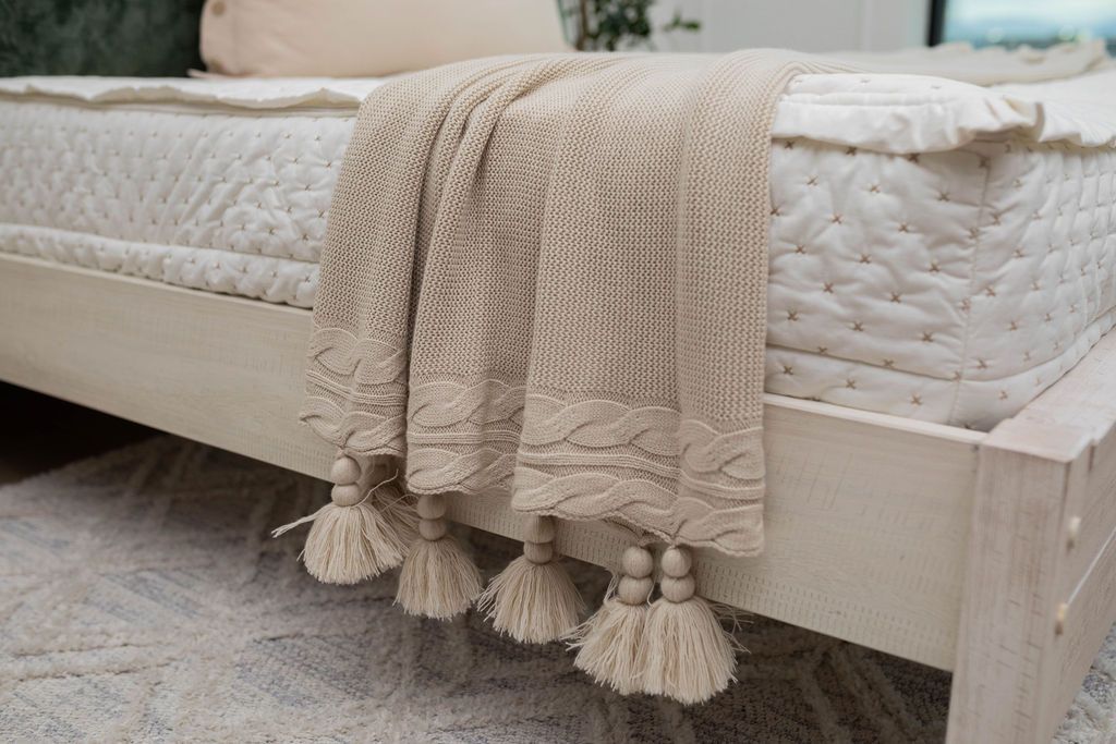 Ava Throw - Soft & Cozy Knit Blanket for Home, Office, or Travel - Perfect for Couch, Bed, and Outdoor Use