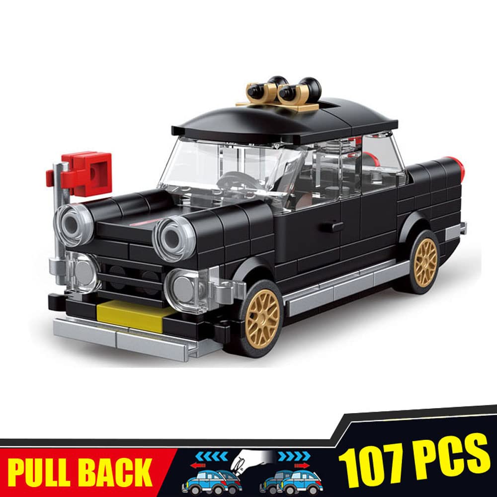 Pull Back Car Building Blocks Set - 419 Piece 3D Assembly Vehicle Toy for Boys Ages 6-10 | STEM Learning, Pull & Go Race Cars, Creative Construction Play for Kids Birthday Parties & Indoor Activities
