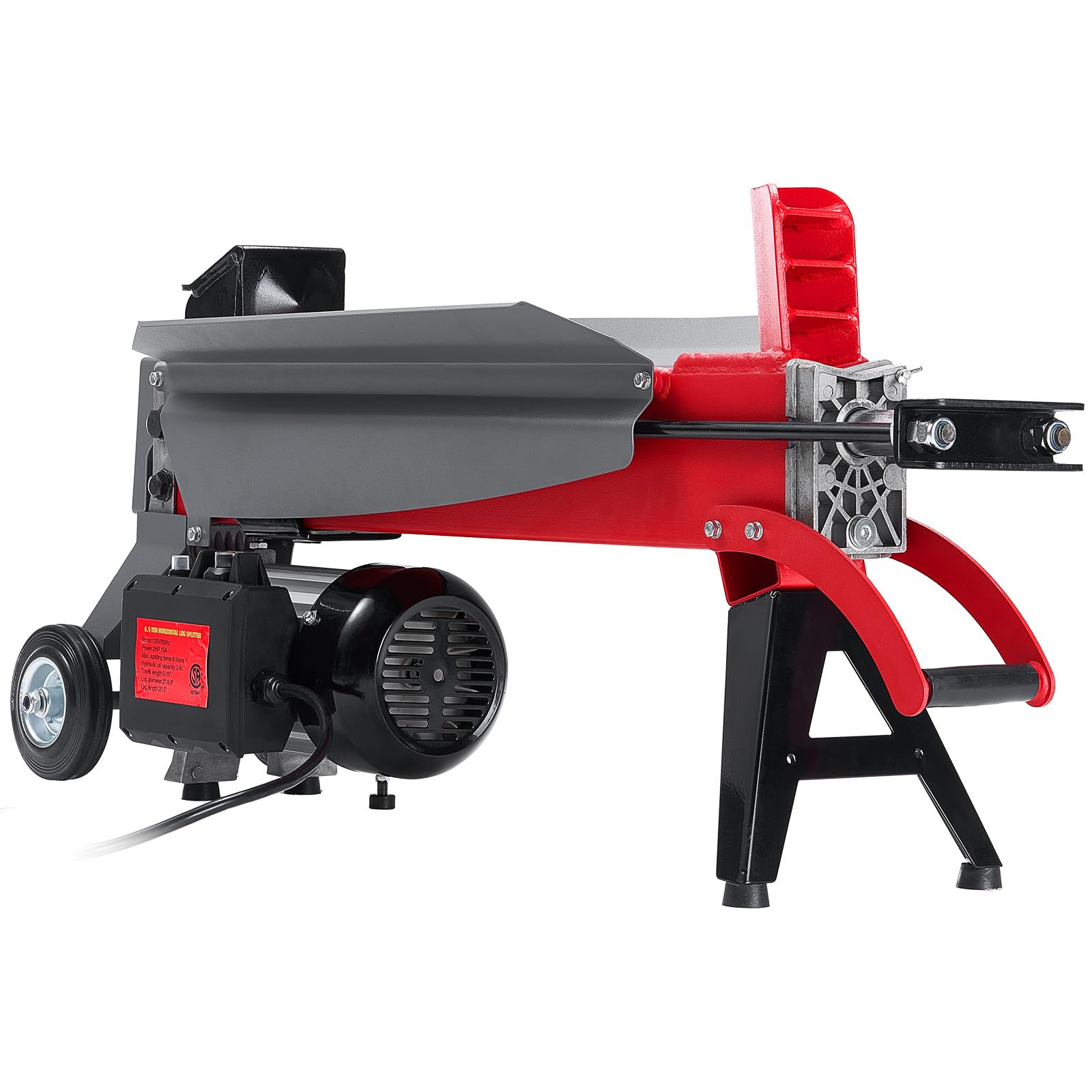 VEVOR 6.5 Ton Electric Log Splitter with 1.75HP Motor & 3400 RPM - 20.5