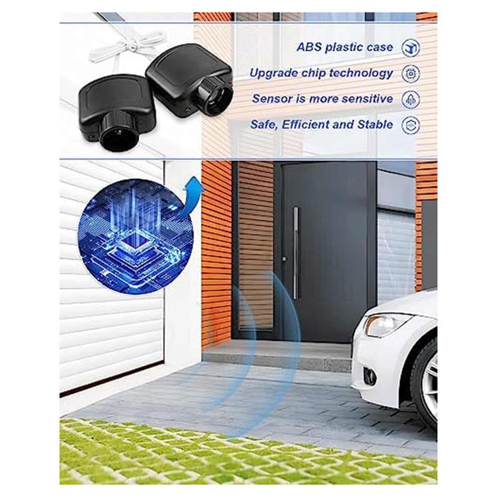TAMOSH Garage Door Opener Sensor - Replacement Accessories for LSO50 LDO33 LDO50 Models | Compatible with Garage Door Openers | DIY Home Security & Smart Garage Upgrade