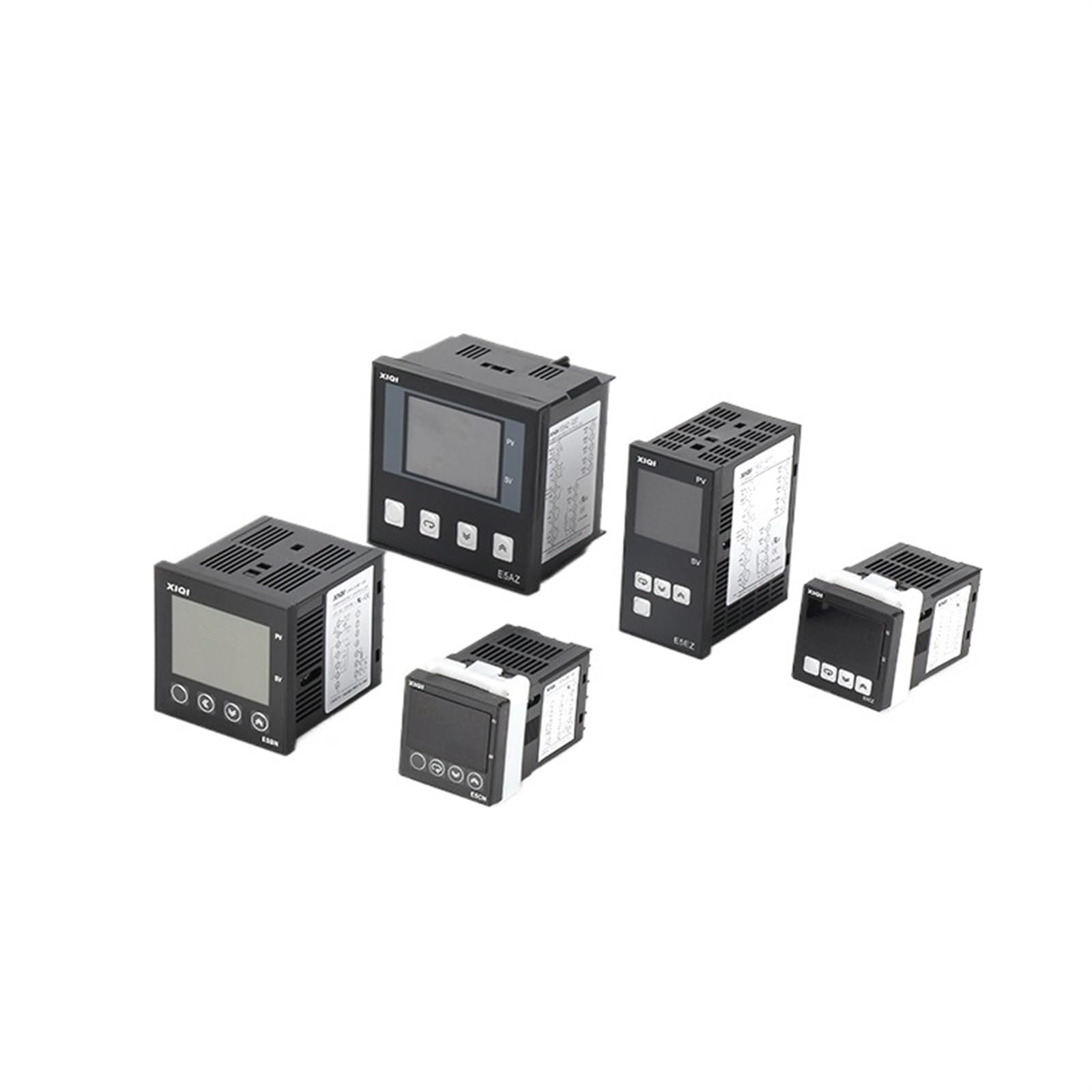 KWWEWEB E5EZ 48x96mm Digital Temperature Controller with RTD/TC Input (0-1300°C), 4-20mA/1-5V Output, RS485 Communication, Voltage Regulator (220V & 4-20mA Input) - Ideal for Industrial Automation, HVAC Systems, and Process Control Applications