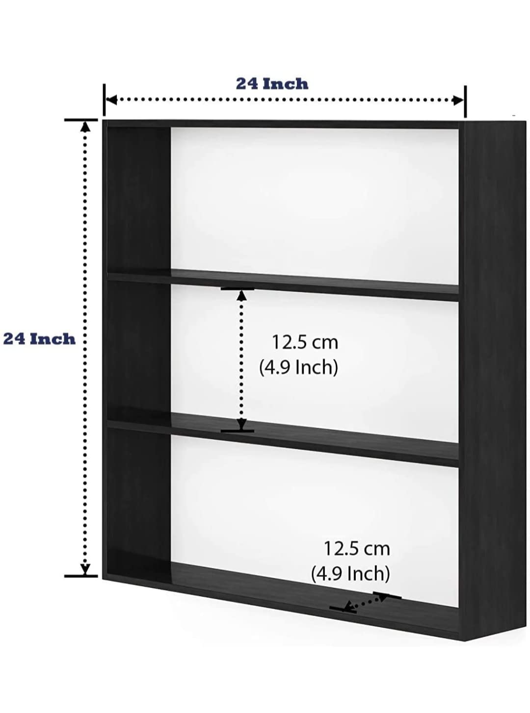 FireBees Wooden Wall Mounted Kitchen Storage Shelf - Space Saving Organizer for Spices, Utensils & Cookbooks - Perfect for Small Kitchens, Pantries & Bathroom Storage