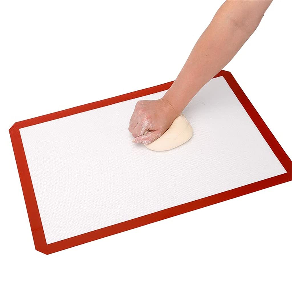 Eco-Friendly Reusable Silicone Baking Mat - Non-Stick Oven Pastry Dough Rolling Pad (21x30cm) for Baking, Cooking & Pastry Making - Perfect for Cookies, Bread & Desserts