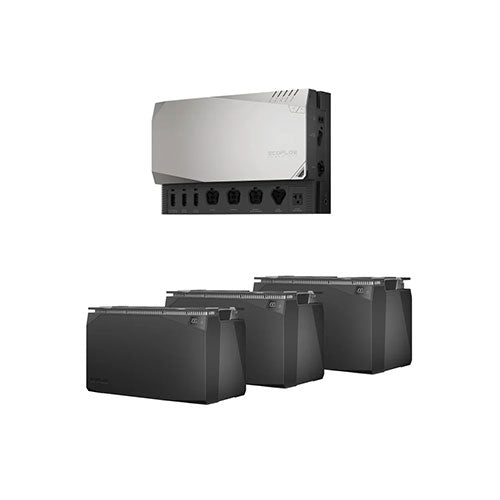 EcoFlow 15kWh Solar Power Kit - Home Battery Backup System for Off-Grid Living & Emergency Power Outages - Perfect for RV, Camping, and Emergency Preparedness
