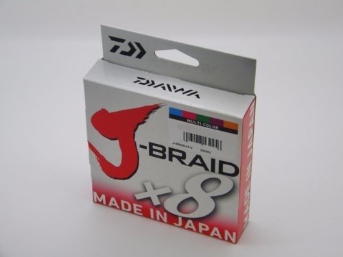 Daiwa J Braid 8 Strand Super Strong Braided Fishing Line - Premium for Saltwater & Freshwater Fishing, Casting & Trolling