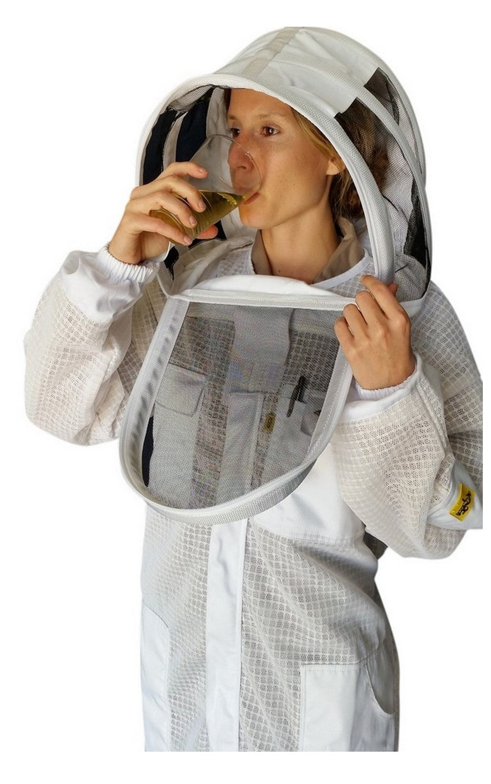 Beekeeping Starter Kit with 3-Layer Mesh Suit - Complete Protective Beekeeping Gear for Beginners | Ideal for Hive Inspection, Honey Harvesting & Beekeeping Activities