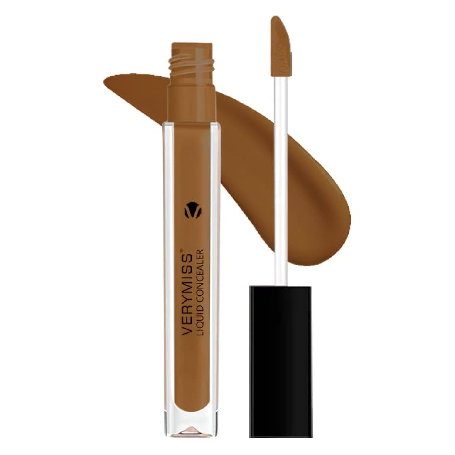 VERYMISS LIQUID CONCEALER (05 Coffee) - Full Coverage Makeup, Waterproof & Long-Lasting, for Dark Circles & Blemishes - Perfect for Everyday Wear & Special Occasions